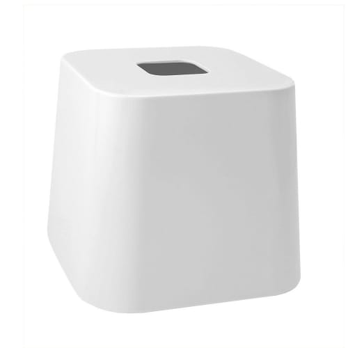 Newport Boutique Tissue Box Cover, White